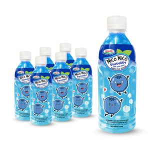 nata de coco juice with blueberry flavour bottle 350ml 2