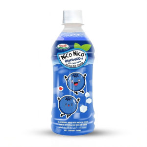 Nata De Coco Juice with Blueberry Flavour Bottle 350ml