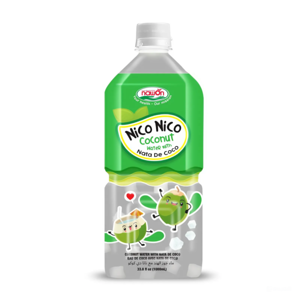 Nata De Coco Juice with Coconut Flavour Bottle 1000 Ml