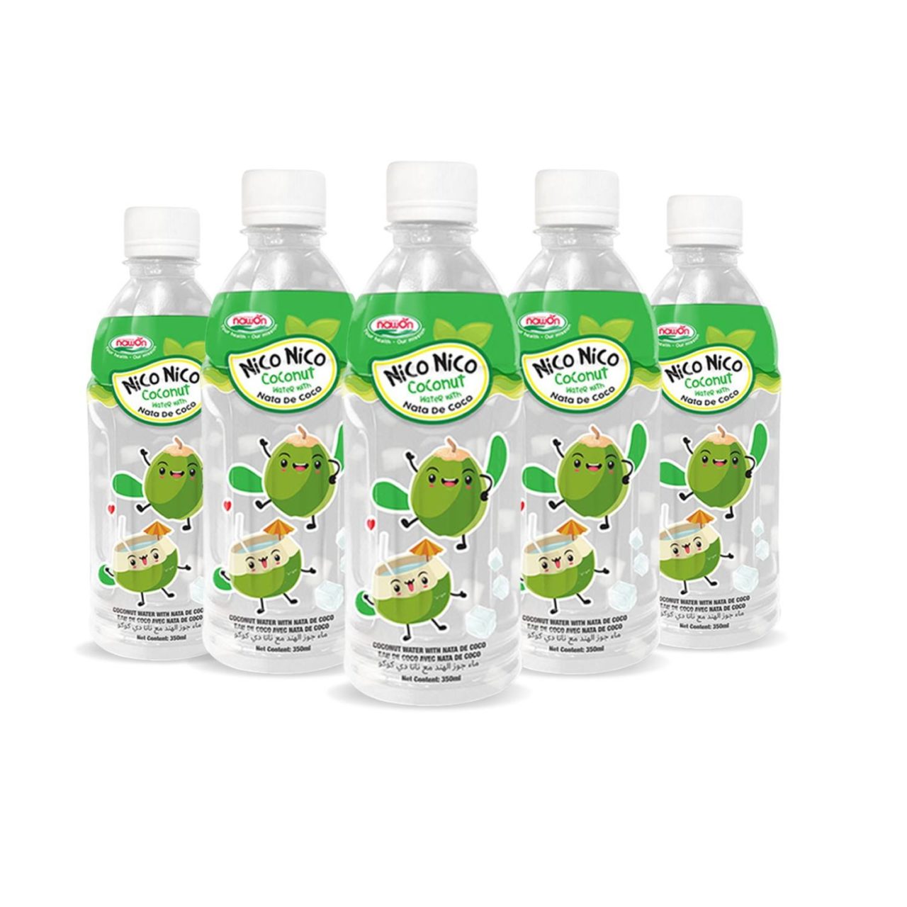 nata de coco juice with coconut water flavour bottle 350ml