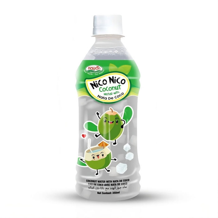 Nata De Coco Juice with Coconut Water Flavour Bottle 350ml