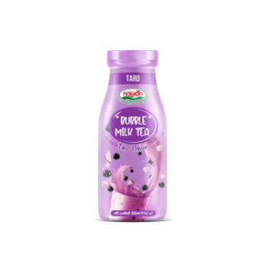 Bottle 280ml bubble milk tea with taro taste