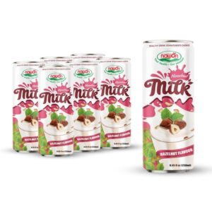 can 250ml natural hazelnut milk healthy drink