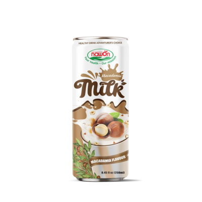 Can 250ml natural macadamia milk healthy drink