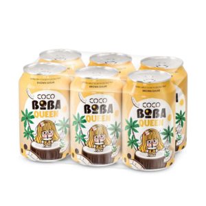 can 330ml vegan bubble milk tea with coconut milk and browsugar taste 2