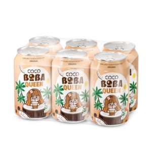 can 330ml vegan bubble milk tea with coconut milk and original taste