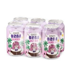 can 330ml vegan bubble milk tea with coconut milk and taro taste