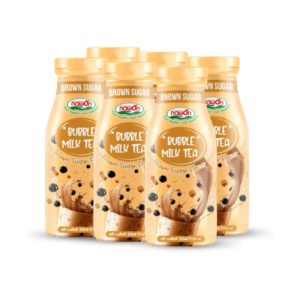 Glass bottle 280 ml 9 5 fl oz bubble milk tea with brown sugar taste (2)