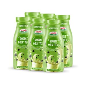 glass bottle 280 ml 9 5 fl oz bubble milk tea with honeydew taste (2)