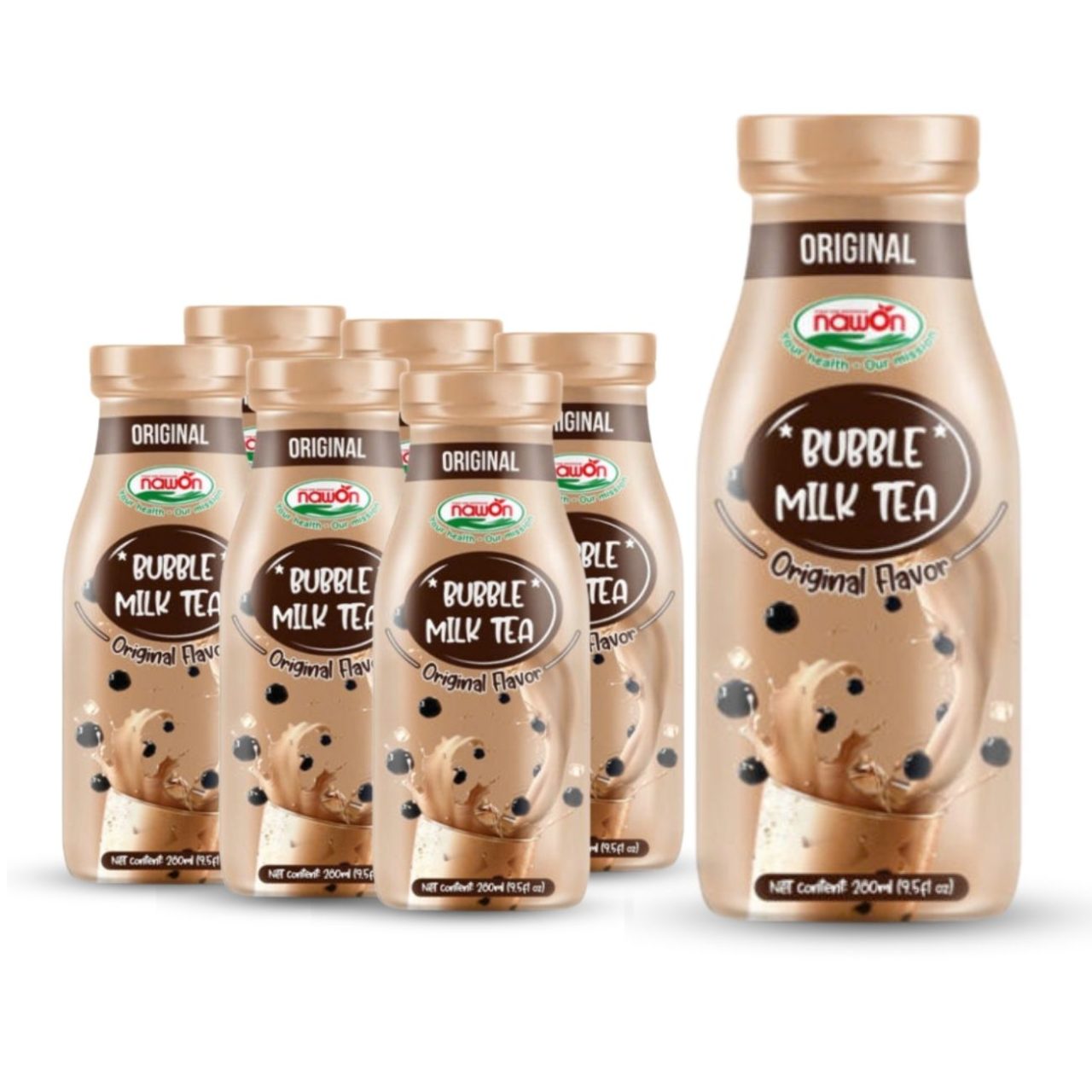 glass bottle 280 ml 9 5 fl oz bubble milk tea with original taste (1)