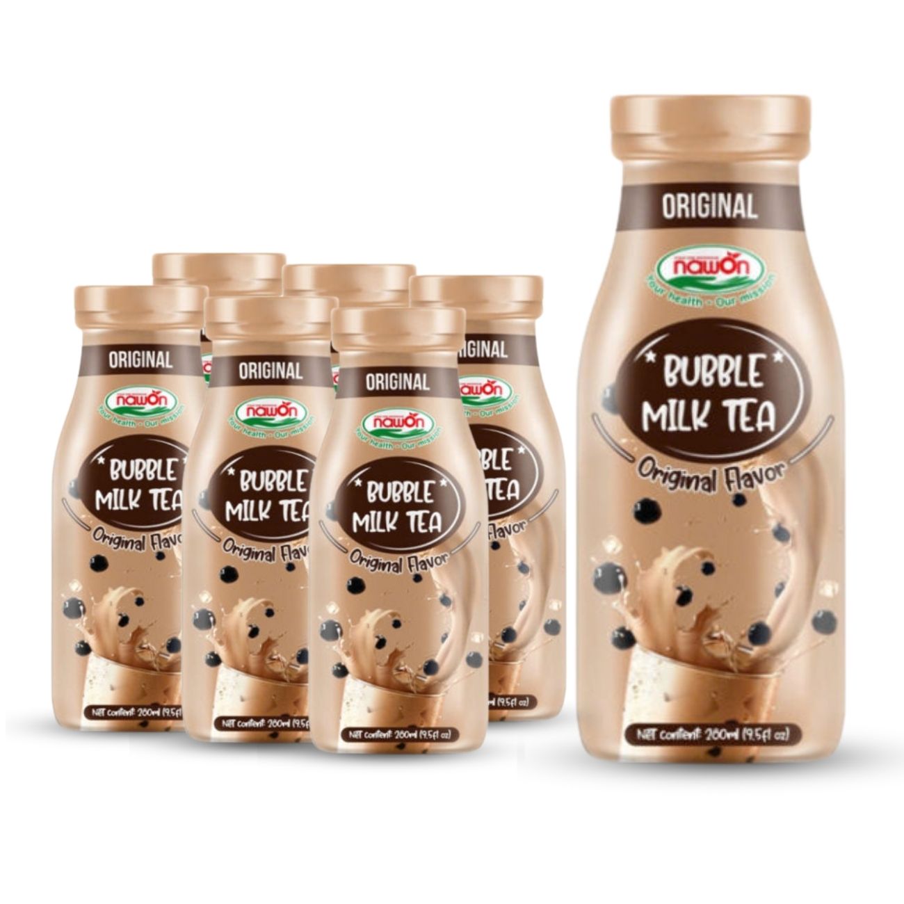 glass bottle 280 ml 9 5 fl oz bubble milk tea with original taste (1)