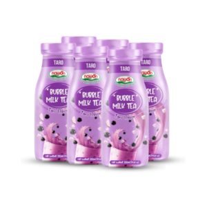 glass bottle 280 ml 9 5 fl oz bubble milk tea with taro taste (2)
