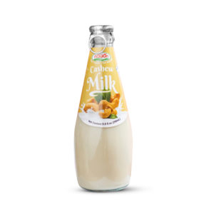 2024 glass bottle 290ml cashew milk drink