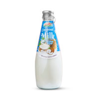 2024 glass bottle 290ml coconut milk drink