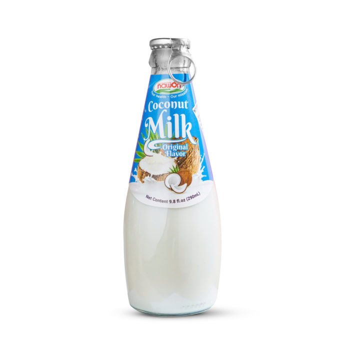 2024 glass bottle 290ml coconut milk drink