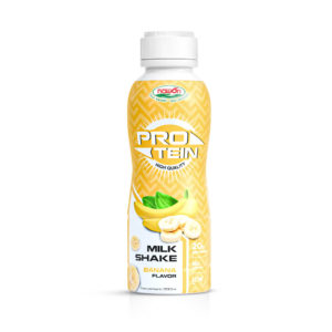 Bottle 1000ml protein shake milk banana flavor (1)