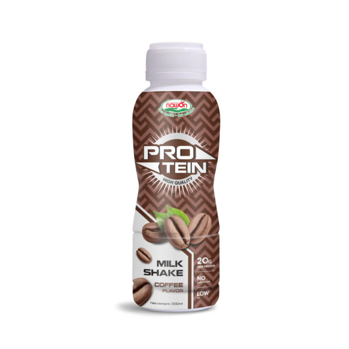 Bottle 1000ml protein shake milk coffe flavor