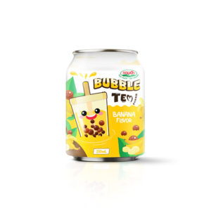 Can 250ml bubble tea with banana flavor