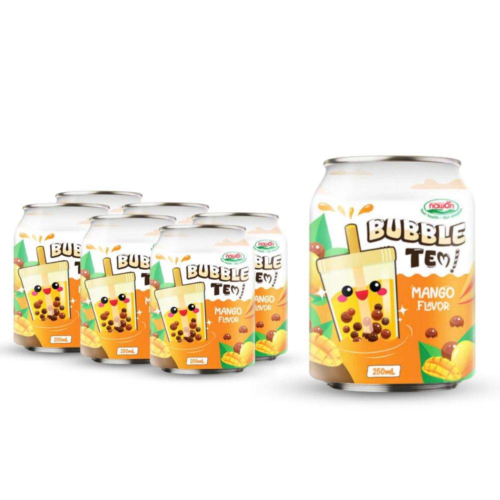 can 250ml bubble tea with mango flavor 8 5 fl oz