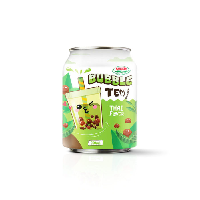 Can 250ml bubble tea with thai flavor