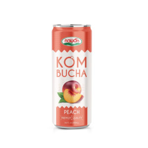 can 250ml kombucha with peach