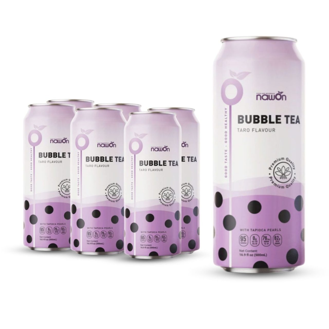 Can 500 ml 16 9 fl oz bubble tea with taro flavor (1)