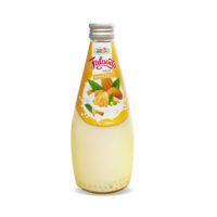 natural falooda drink with almond flavor glass bottle 290ml