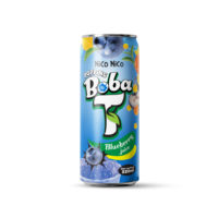 popping boba tea with blueberry juice can 320ml 2024