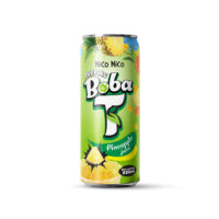 popping boba tea with pineapple juice can 320ml 2024