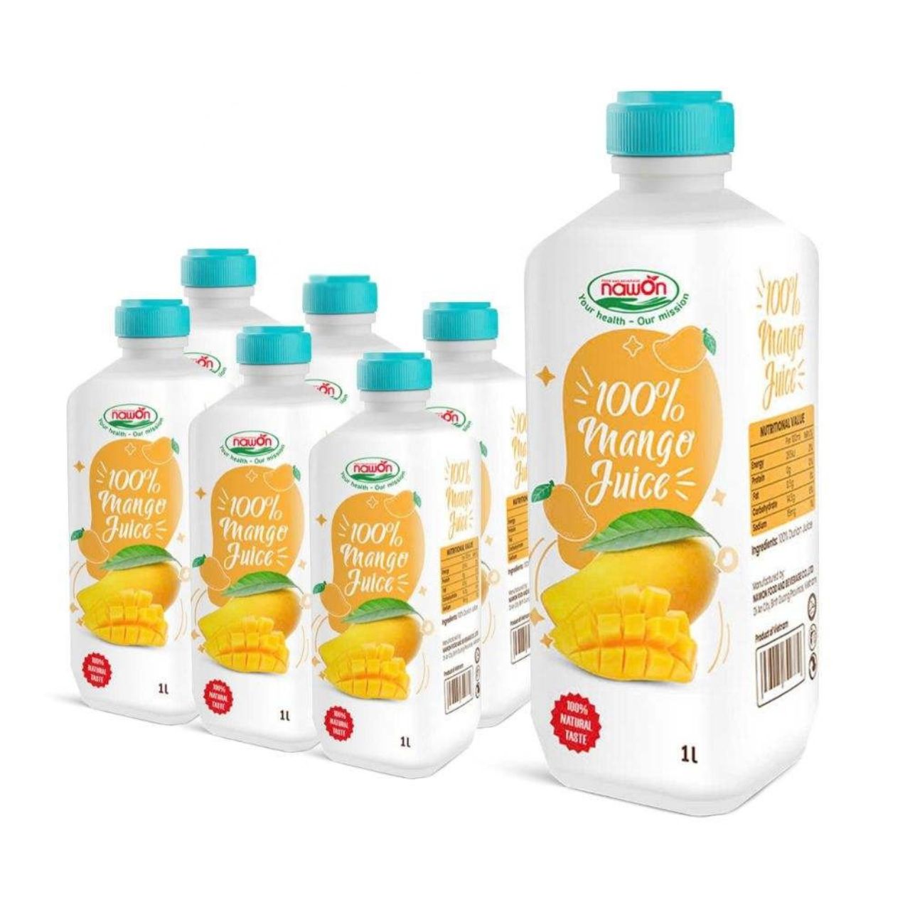 bottle 1000ml 33 8 fl oz 100 mango juice drink for a tropical experience
