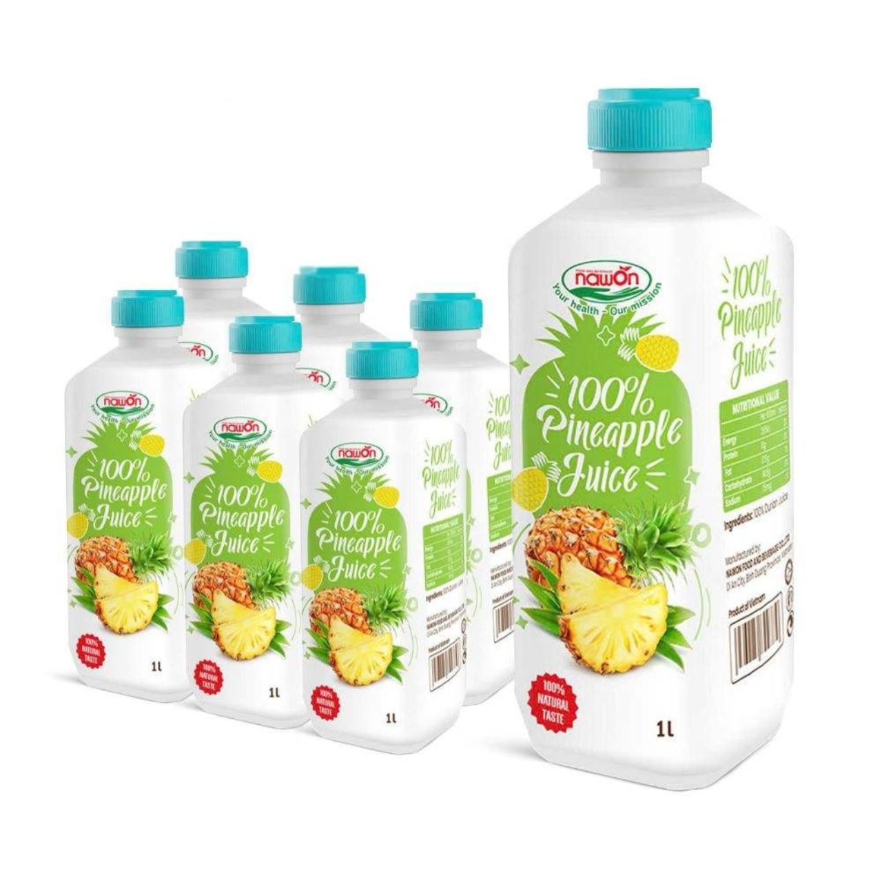 bottle 1000ml 33 8 fl oz 100 pineapple juice drink for a tropical experience