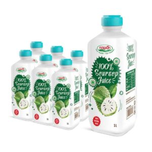 bottle 1000ml 33 8 fl oz 100 soursop juice drink for a tropical experience