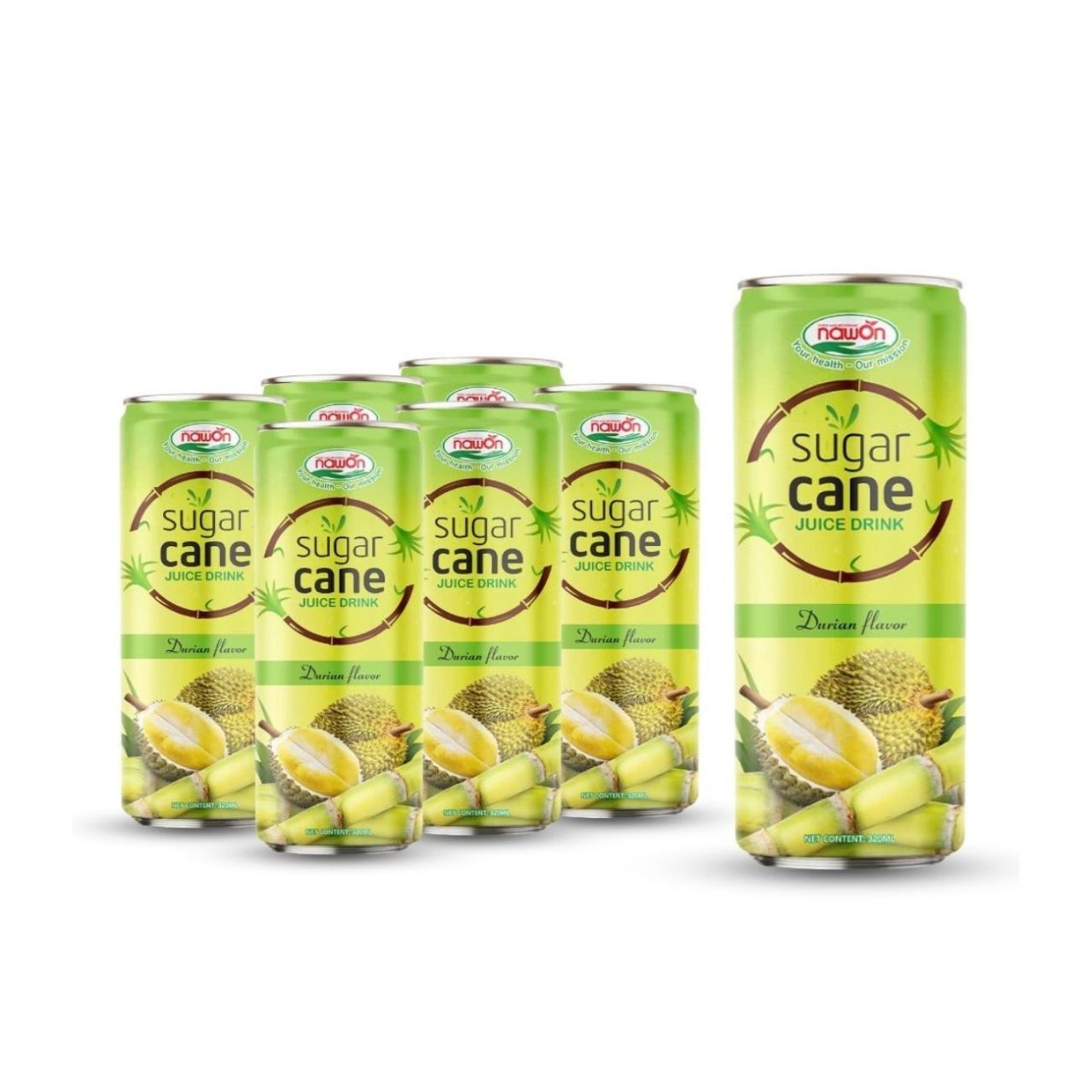 Can 320ml 10 82 fl oz fresh sugarcane juice drink with durian flavor (1)
