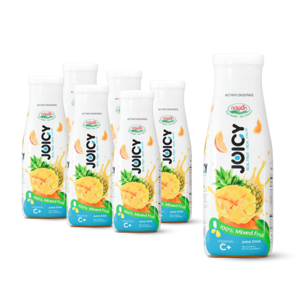glass bottle 405ml 13 7 fl oz 100 mix juice enriching vitamin c