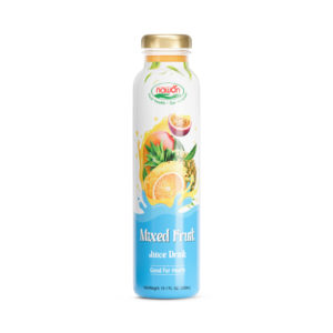 Natural mixfruit juice boost the perfect balance of taste