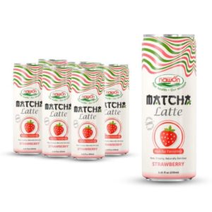 can 250ml 8 46 fl oz matcha latte with strawberry flavor