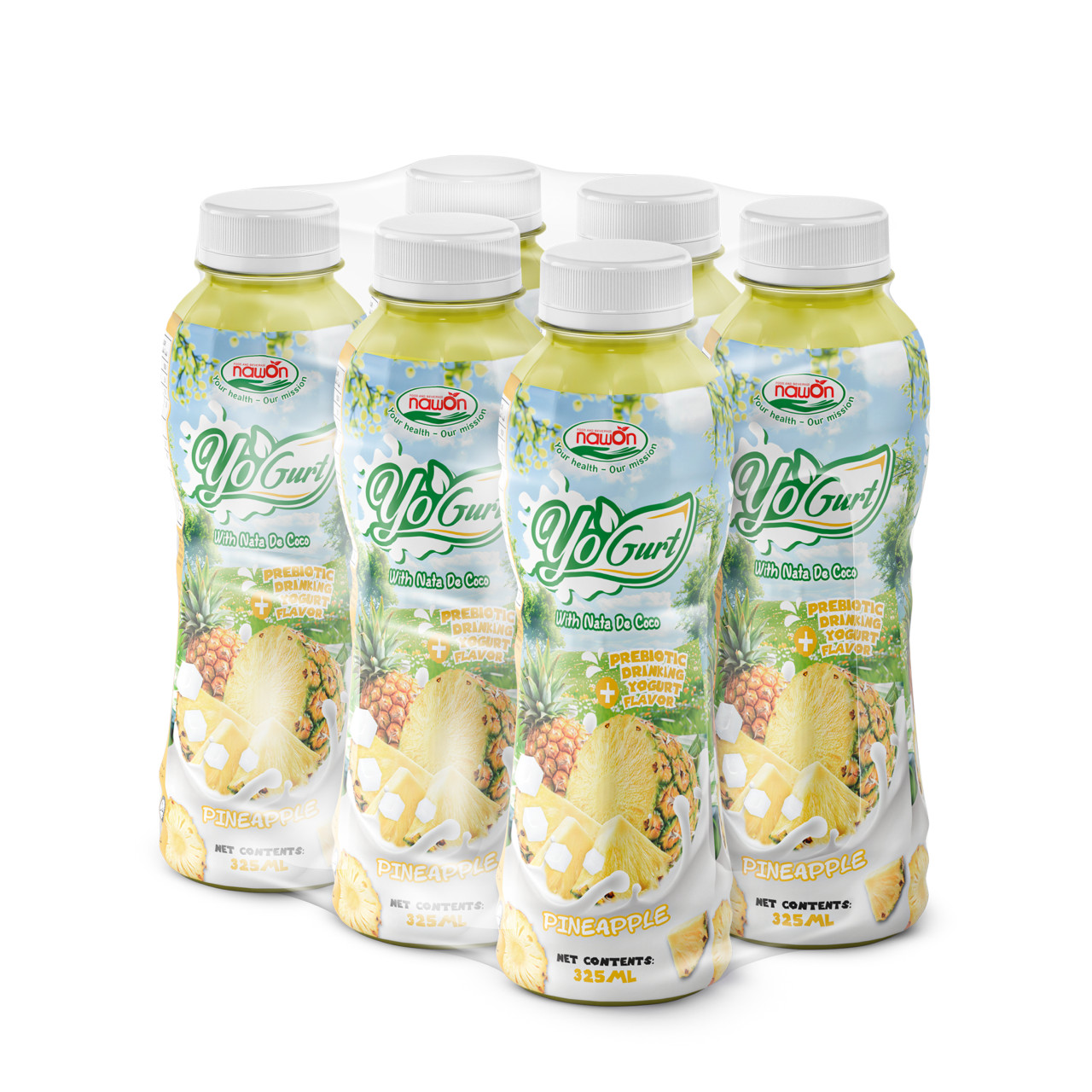 pp bottle 325ml 10 98 fl oz pineapple yogurt with nata de coco (3)