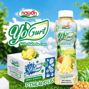 pp bottle 325ml 10 98 fl oz pineapple yogurt with nata de coco