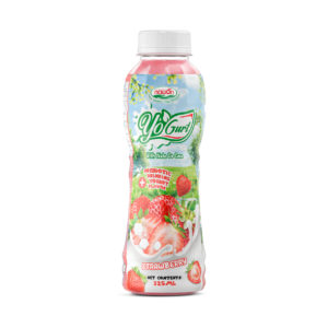 PP bottle 325ml 10 98 fl oz strawberry yogurt drink with nata de coco (1)