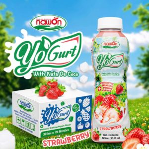 pp bottle 325ml 10 98 fl oz strawberry yogurt drink with nata de coco