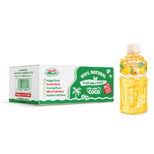 Bottle 320ml 10 82 fl oz 100 mango juice with nata de coco and no sugar added