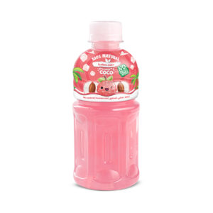 Bottled 320ml 10 82 fl oz 100 lychee juice with nata de coco and no sugar added (1)