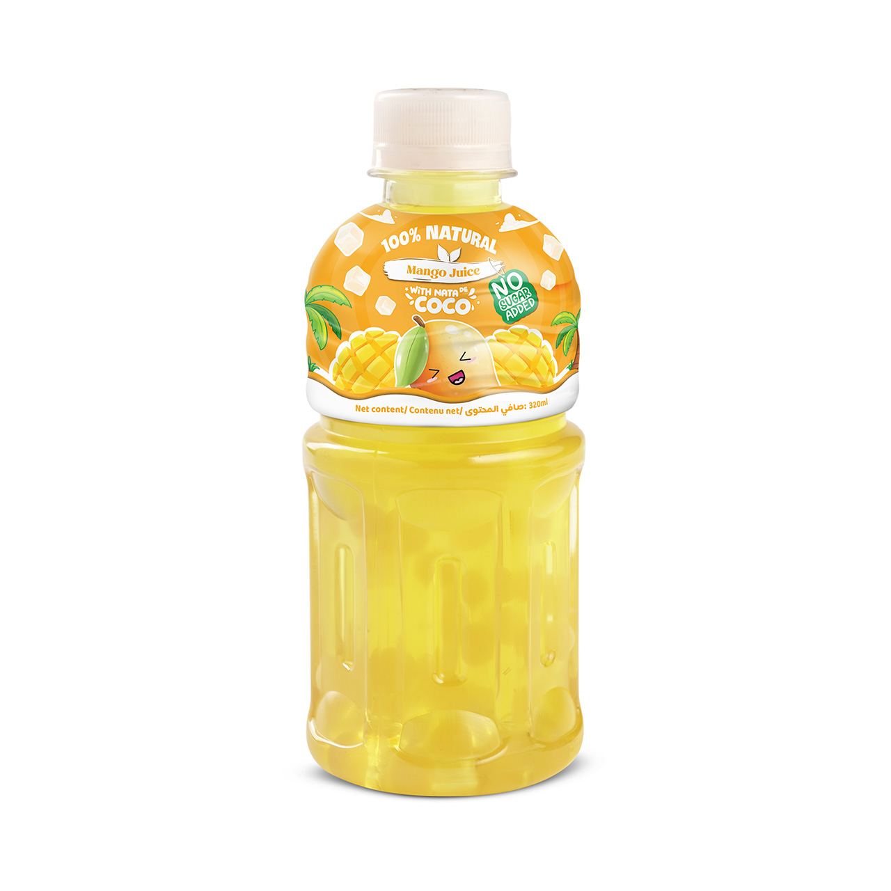 Bottled 320ml 10 82 fl oz 100 mango juice with nata de coco and no sugar added (2)