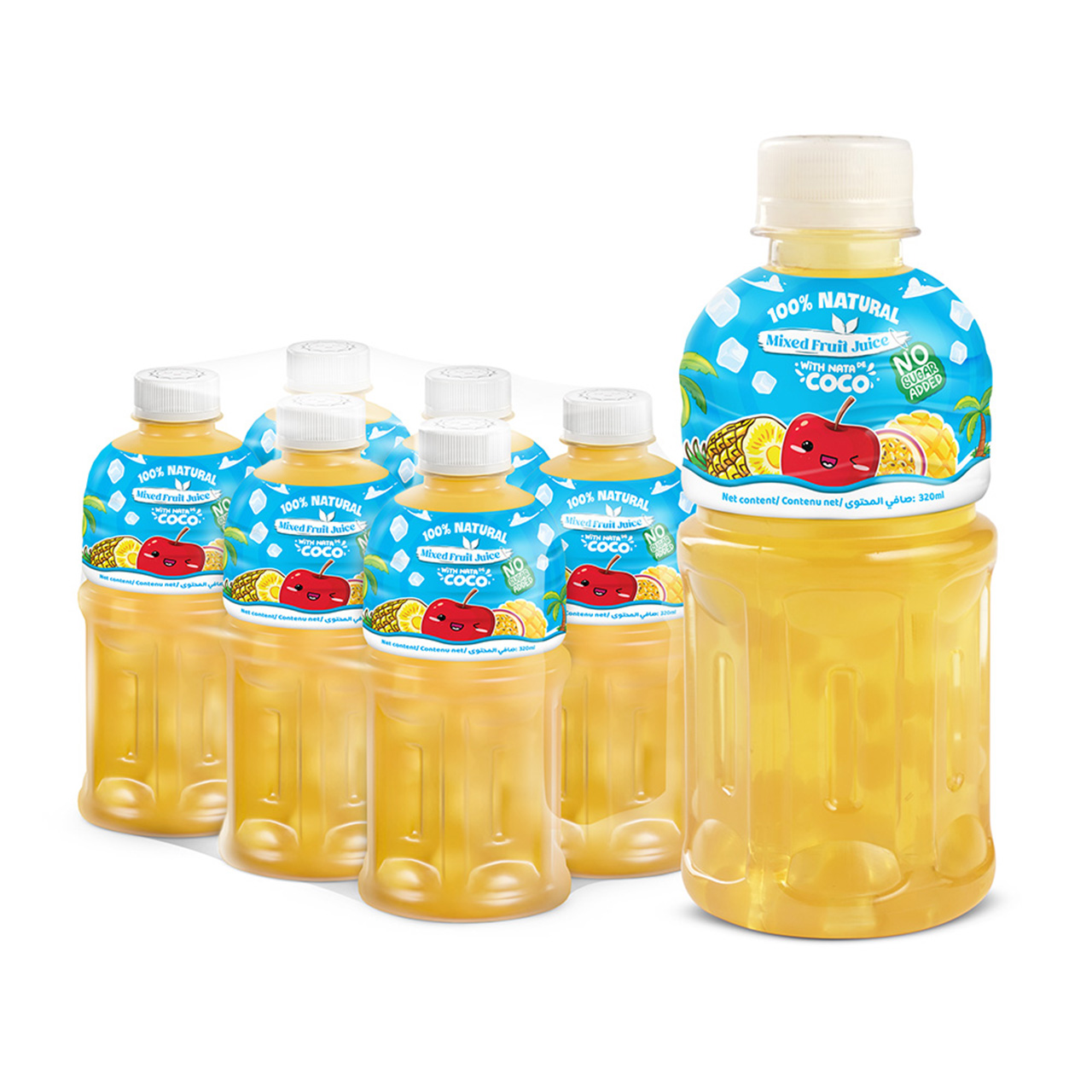 bottled 320ml 10 82 fl oz 100 mixed juice with nata de coco and no sugar added (4)