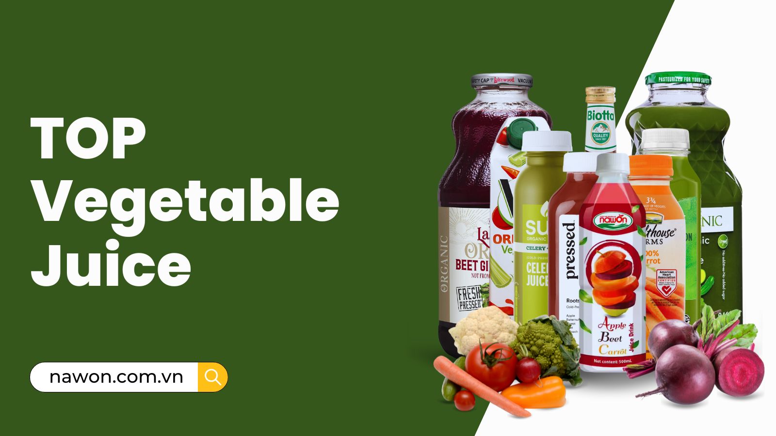 Vegetable juice brands for natural thumb