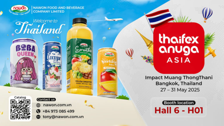 Nawon to Showcase at Thaifex – Anuga Asia 2025: A Premier Event for the Global Food & Beverage Industry