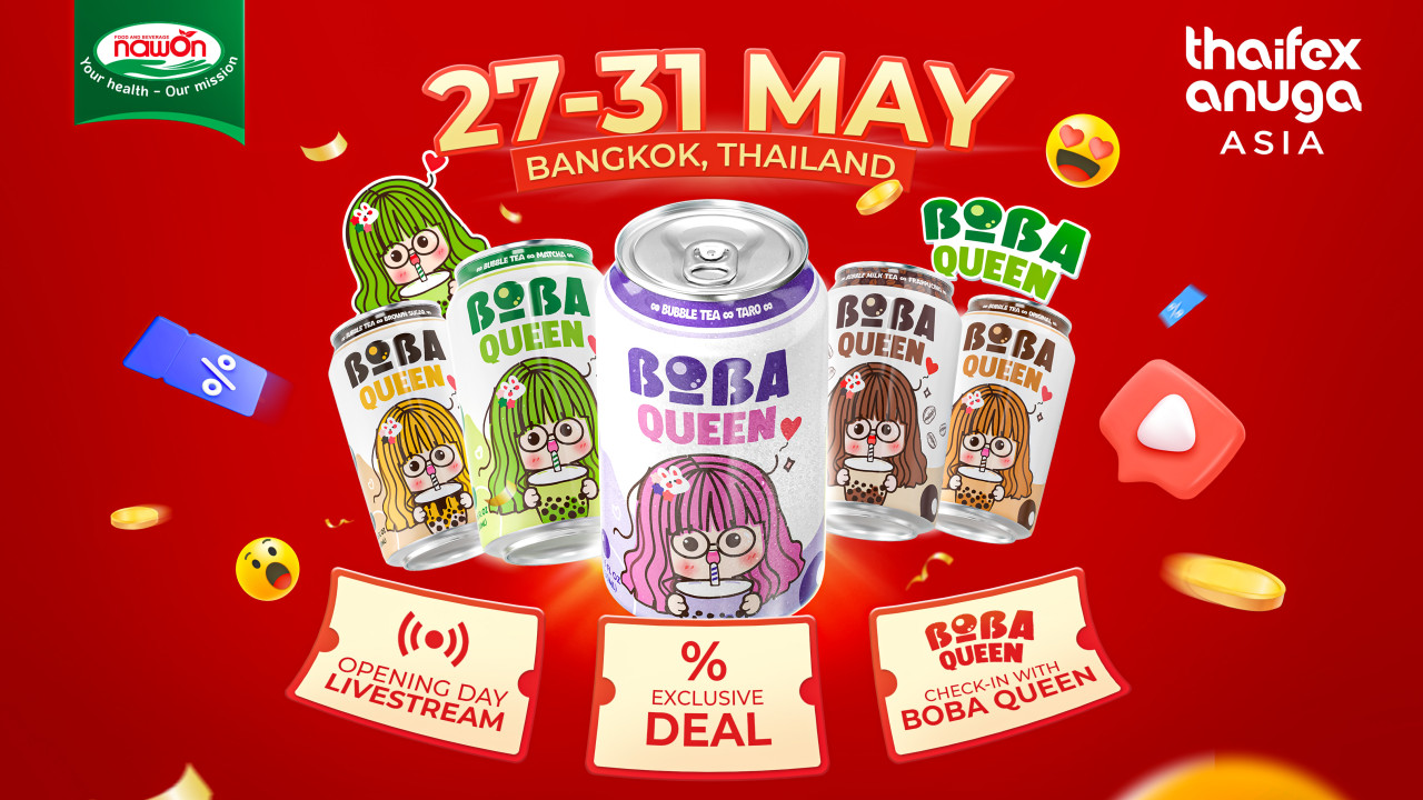 Popup boba queen tea thaifex2025