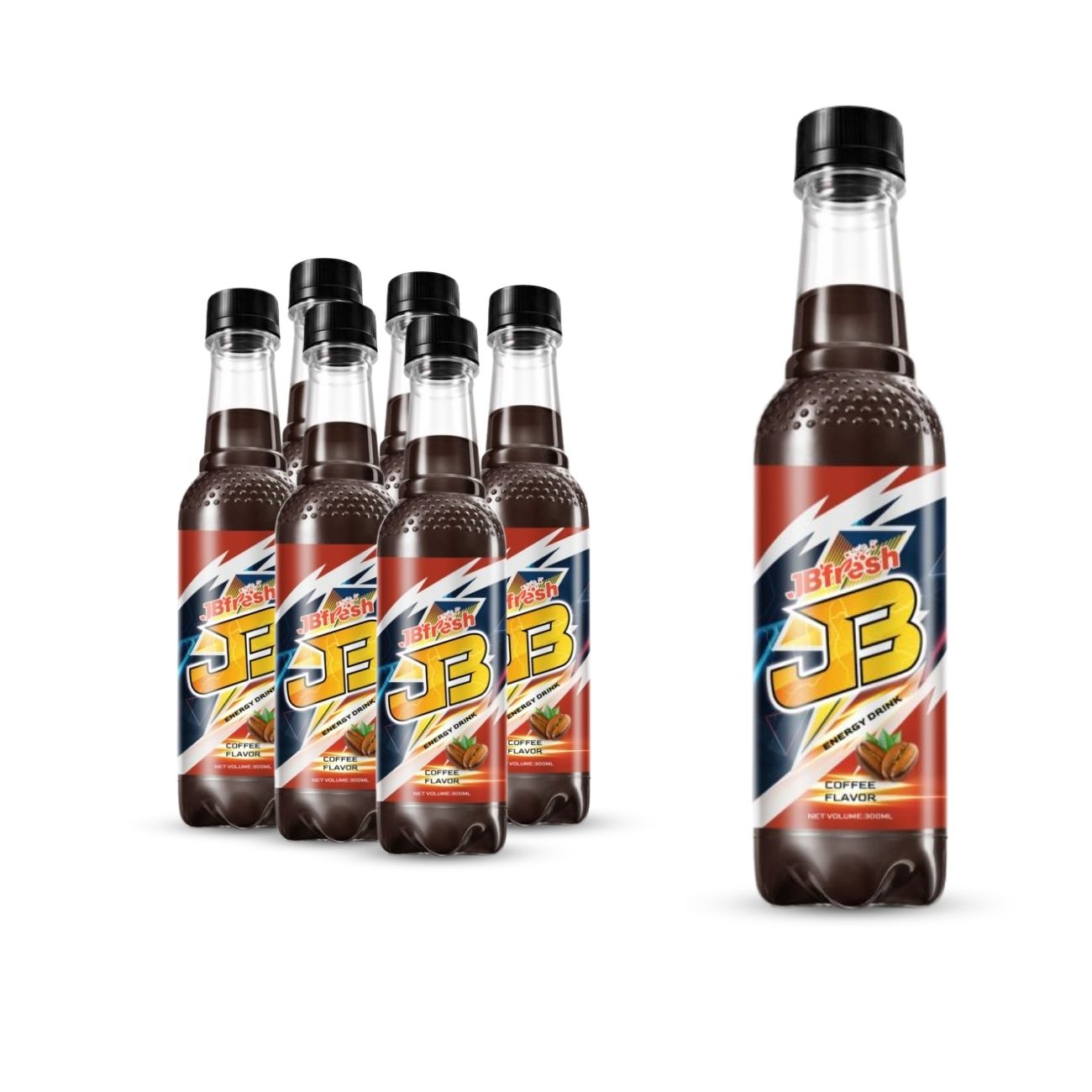 Bottle 300ml 10 15 fl oz refreshing carbonated energy drink with intense coffee flavor (1)