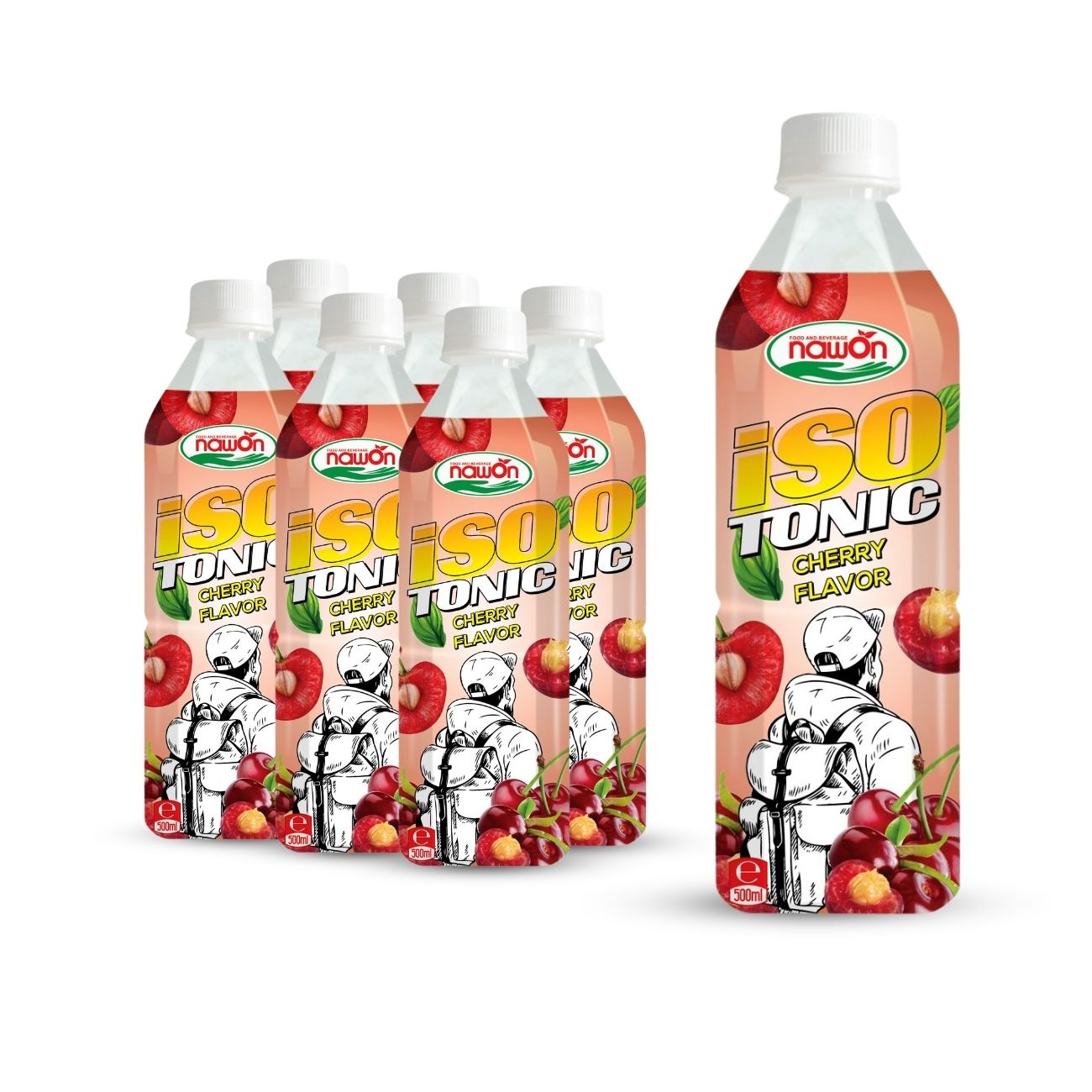 Bottle 500 ml 16 9 fl oz isotonic cherry flavor (1)