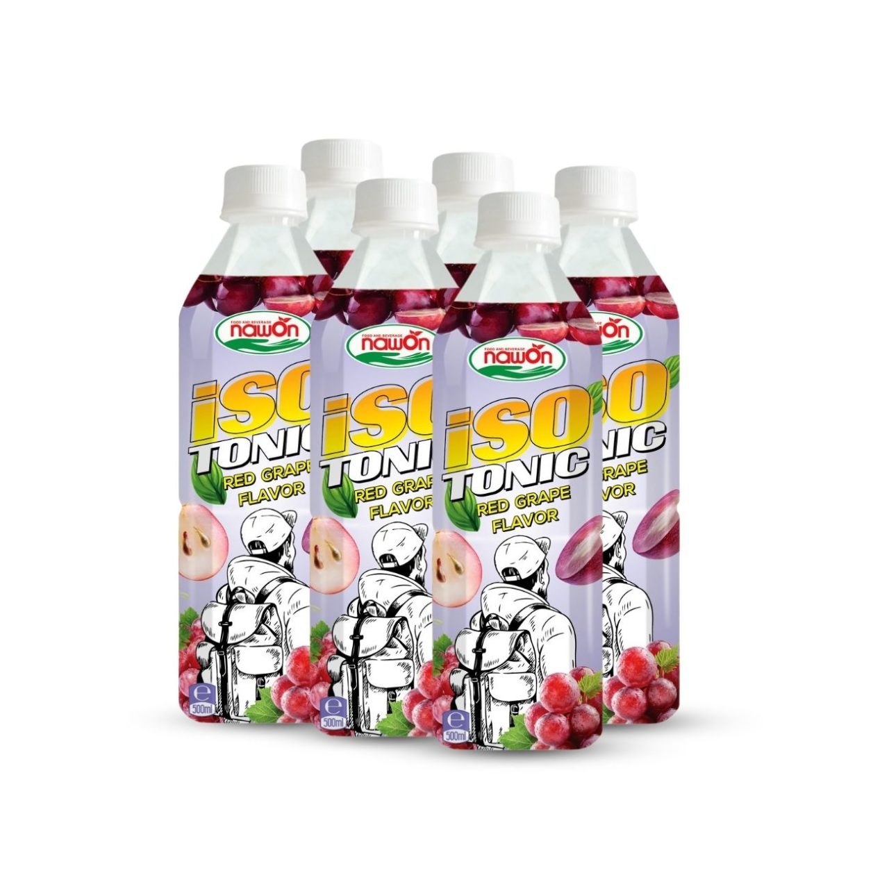 Bottle 500 ml 16 9 fl oz isotonic redgrape flavor (2)